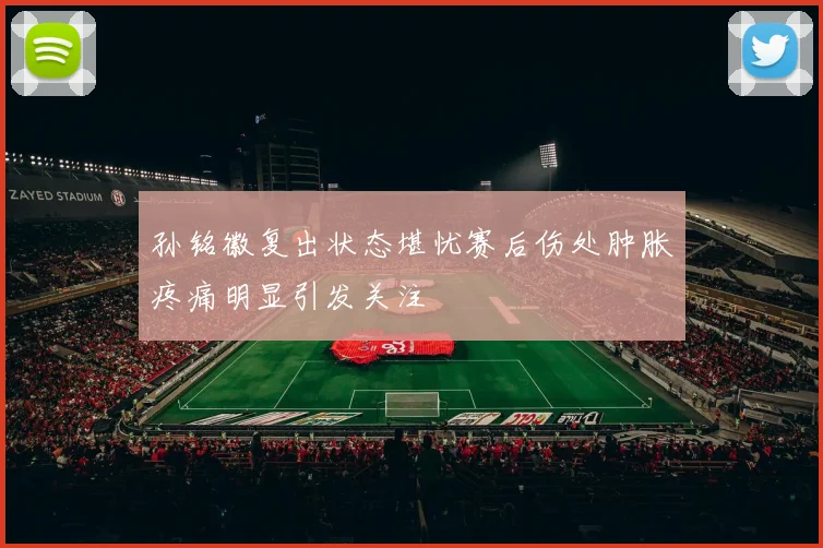 孙铭徽复出状态堪忧赛后伤处肿胀疼痛明显引发关注